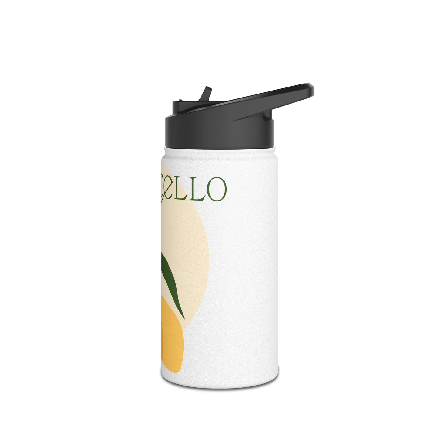 Lemon Inspired Stainless Steel Water Bottle, Eco-Friendly Hydration Container, Gift for Nature Lovers, Summer Essentials, Travel Must-Have