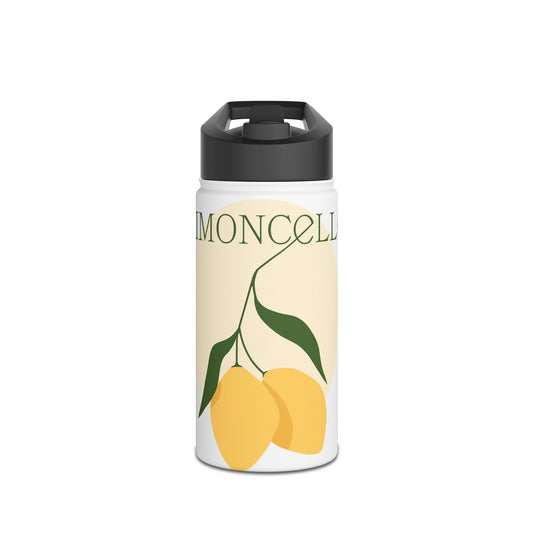 Lemon Inspired Stainless Steel Water Bottle, Eco-Friendly Hydration Container, Gift for Nature Lovers, Summer Essentials, Travel Must-Have